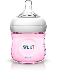 AVENT Natural Μπιμπερό 125ml - χωρίς BPA (ΡΟΖ) SCF …