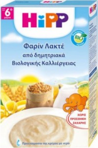 HIPP Φαρίν Λακτέ από τον 6ο μήνα 500gr