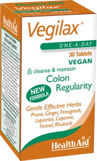 HEALTH AID VEGILAX TABLETS 30'S -NEA ΣΥΝΘΕΣΗ