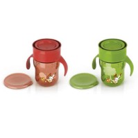 AVENT Κύπελο εκμάθησης 260ml με λαβές Πράσινο & Κό …