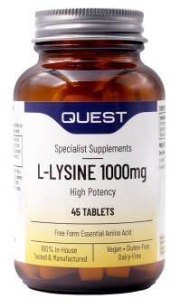 Quest L-Lysine 1000mg 45tabs