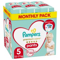 Pampers Premium Care Pants Μέγεθος 5 12-17Kg 102 Π …