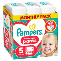 Pampers Active Baby Pants No.5 (11-17kg) 164 Πάνες