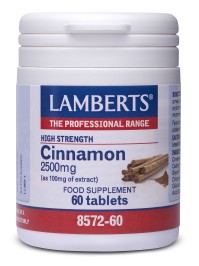 LAMBERTS CINNAMON 2500MG 60TABS