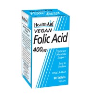 HEALTH AID FOLIC ACID 400ug TABLETS 90's