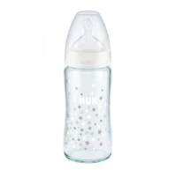 Nuk First Choice+ Γυάλινο Μπιμπερό Με Θηλή Σιλικόν …