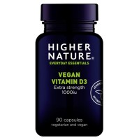 Higher Nature Vitamin D3 Vegan 1000iu 90Caps