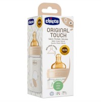 Chicco Original Touch Γυάλινο Μπιμπερό με Θηλή Καο …