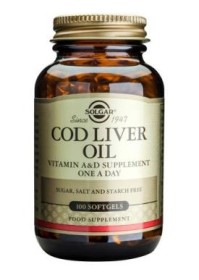 SOLGAR COD LIVER OIL SOFTGELS 100TAB