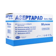 Asepta Aseptapad 9cm x 15cm  50τεμ. Αυτοκόλλητα Απ …