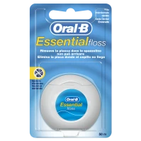 Oral-B Essential Floss Κηρωμένο Οδοντικό Νήμα 50m