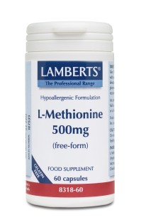 LAMBERTS L-METHIONINE 500MG 60CAPS