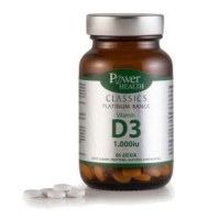 Power Health Vitamin D3 60 δισκία