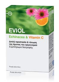EVIOL Echinacea & Vitamin C 60Caps