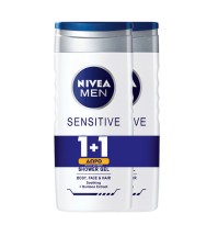 Nivea Men Αφρόλουτρο Sensitive 500ml 1+1 Δώρο