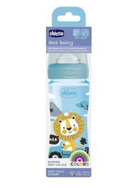 Chicco Well Being Πλαστικό Μπιμπερό Μπλε ΘΣ Κανονι …